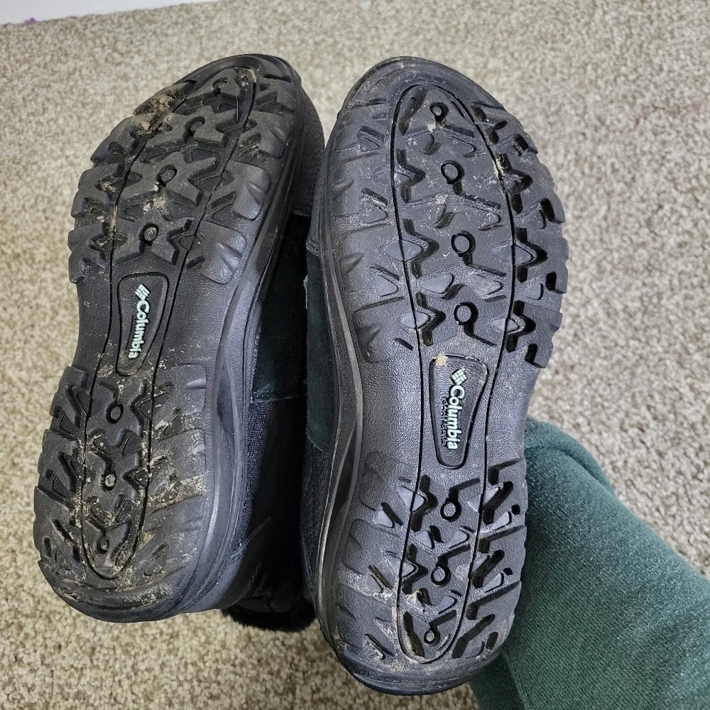 Columbia Women's Ice Maiden II Black Waterproof Snow Boots, Size 5